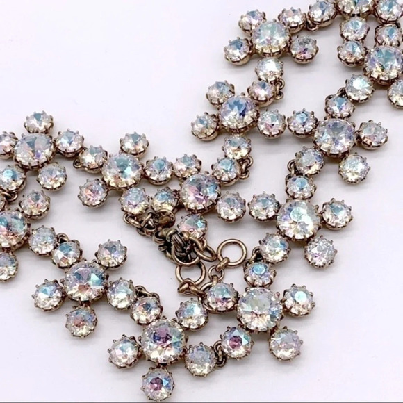 J. Crew AB Crystal Cluster Necklace - Picture 3 of 3